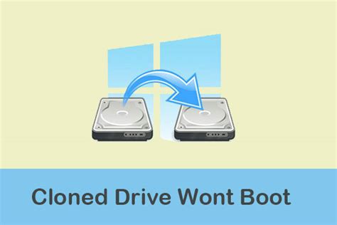 new cloned drive won't boot|make a cloned disk bootable.